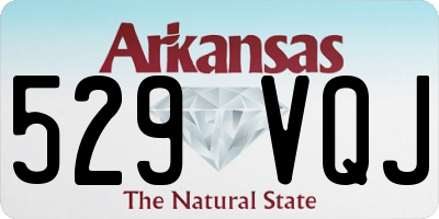 AR license plate 529VQJ