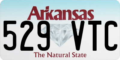 AR license plate 529VTC