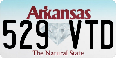 AR license plate 529VTD