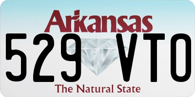 AR license plate 529VTO