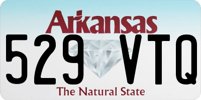AR license plate 529VTQ