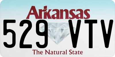 AR license plate 529VTV