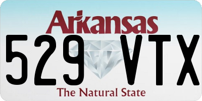 AR license plate 529VTX