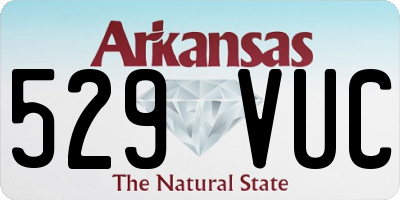 AR license plate 529VUC