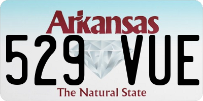 AR license plate 529VUE