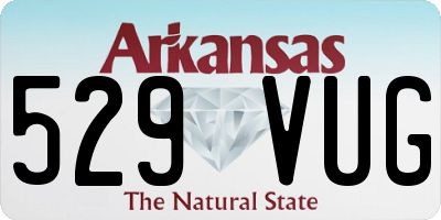 AR license plate 529VUG