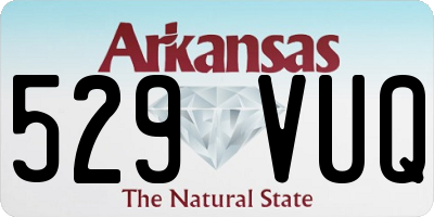 AR license plate 529VUQ