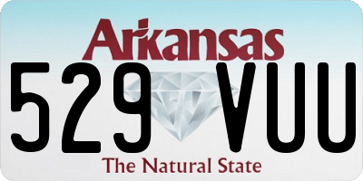AR license plate 529VUU