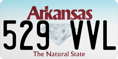 AR license plate 529VVL