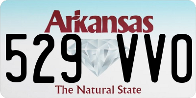 AR license plate 529VVO