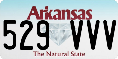 AR license plate 529VVV