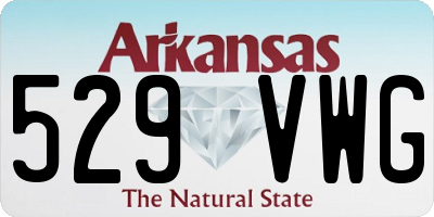 AR license plate 529VWG