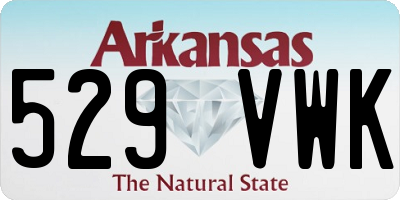AR license plate 529VWK