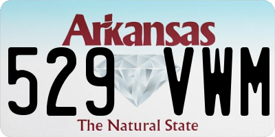AR license plate 529VWM