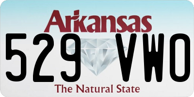 AR license plate 529VWO