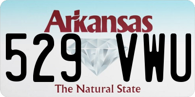 AR license plate 529VWU