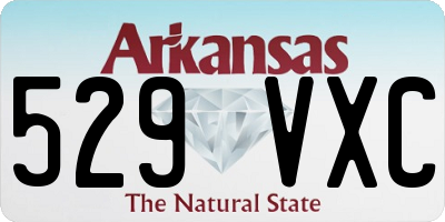 AR license plate 529VXC