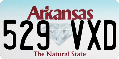 AR license plate 529VXD