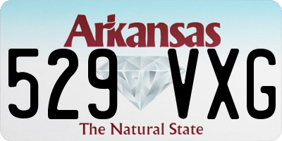 AR license plate 529VXG