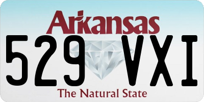 AR license plate 529VXI