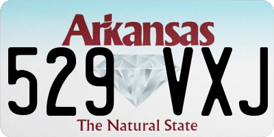 AR license plate 529VXJ