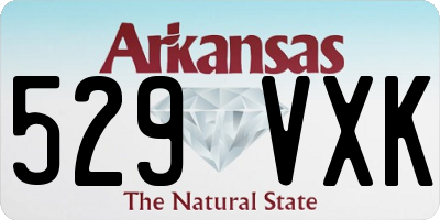 AR license plate 529VXK