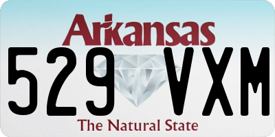 AR license plate 529VXM