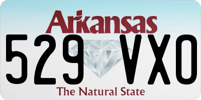 AR license plate 529VXO