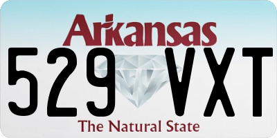 AR license plate 529VXT