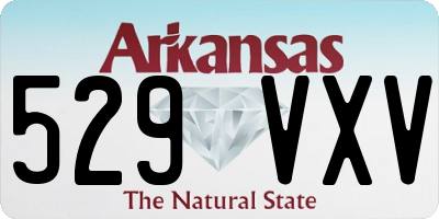 AR license plate 529VXV