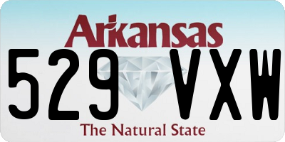 AR license plate 529VXW