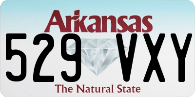 AR license plate 529VXY