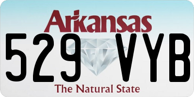 AR license plate 529VYB