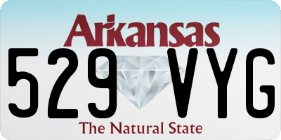 AR license plate 529VYG