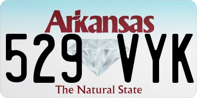 AR license plate 529VYK