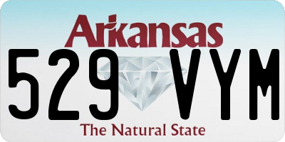AR license plate 529VYM