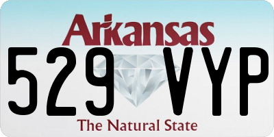 AR license plate 529VYP