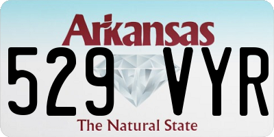 AR license plate 529VYR