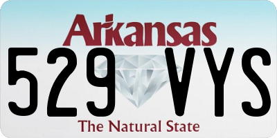 AR license plate 529VYS