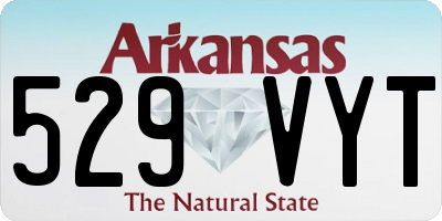 AR license plate 529VYT