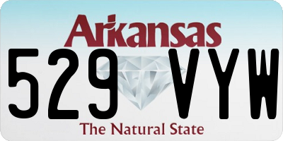 AR license plate 529VYW
