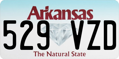 AR license plate 529VZD
