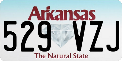 AR license plate 529VZJ