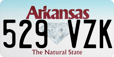 AR license plate 529VZK