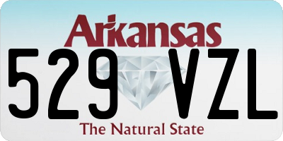 AR license plate 529VZL