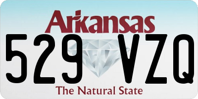 AR license plate 529VZQ