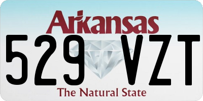 AR license plate 529VZT