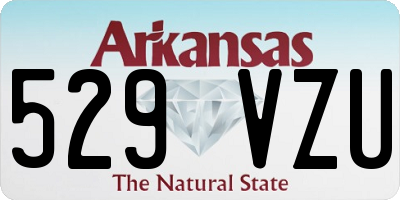 AR license plate 529VZU