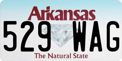 AR license plate 529WAG