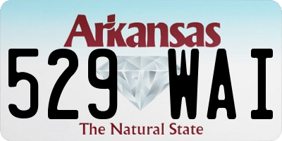 AR license plate 529WAI